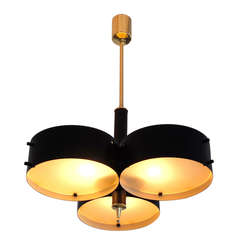 Bruno Gatta for Stilnovo Three Light Pendant