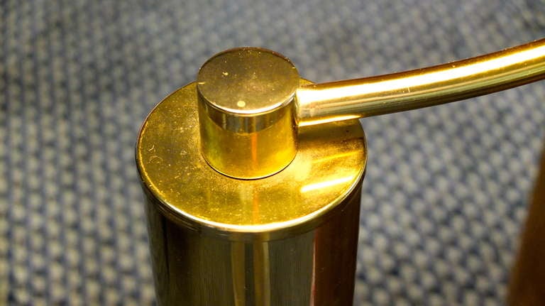 Stilux Milano Adjustable Brass Floor Lamp For Sale 4