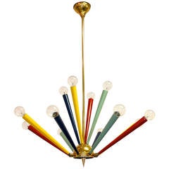 Vintage 1950s Italian Multi-Configurable Sputnik Chandelier