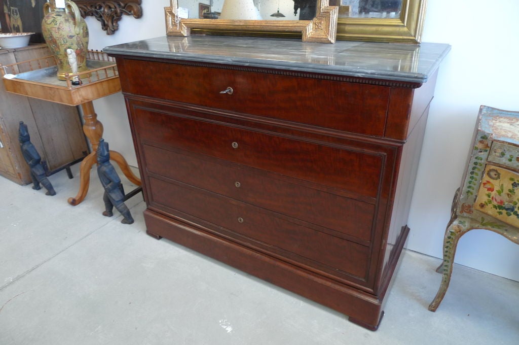 Mahogany Louis Philippe Commode / Pull-Front Desk