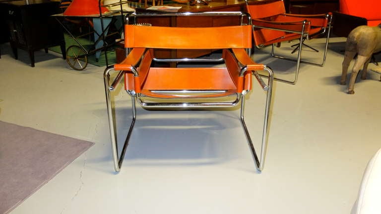 Bauhaus Pair of Marcel Breuer Wassily Chairs