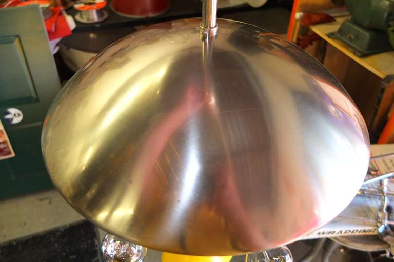 Mid-Century Modern Signed Stilnovo Domed Sputnik Pendant  For Sale