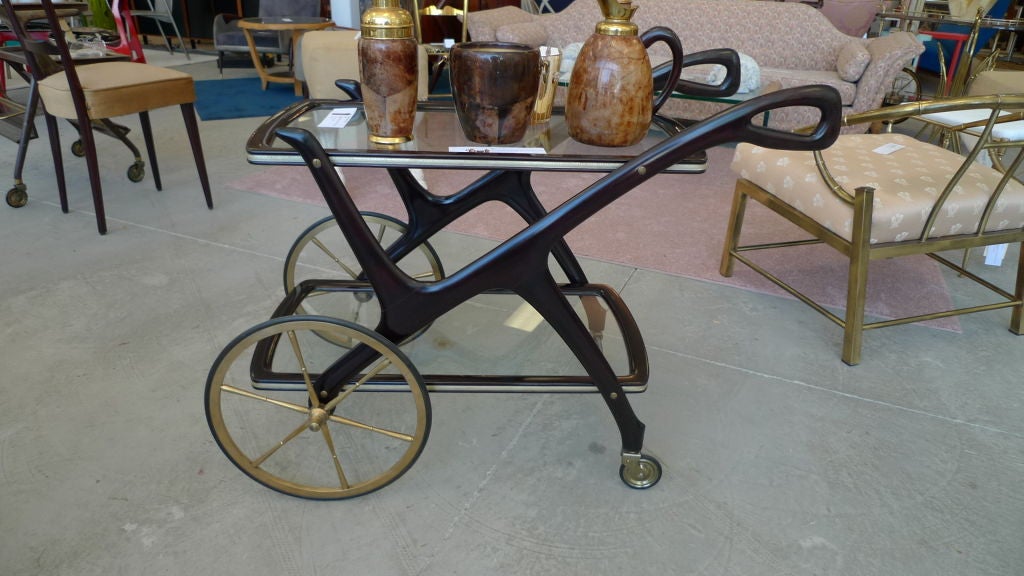 1950's Italian Bar Cart Trolley