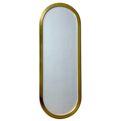 Mastercraft Brass Racetrack Oval Mirror