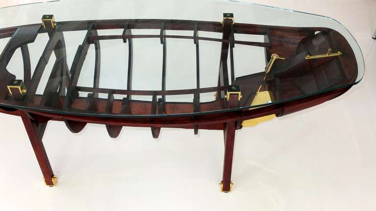 First America's Cup Winner - 1851 'America' - Model Hull Table 2