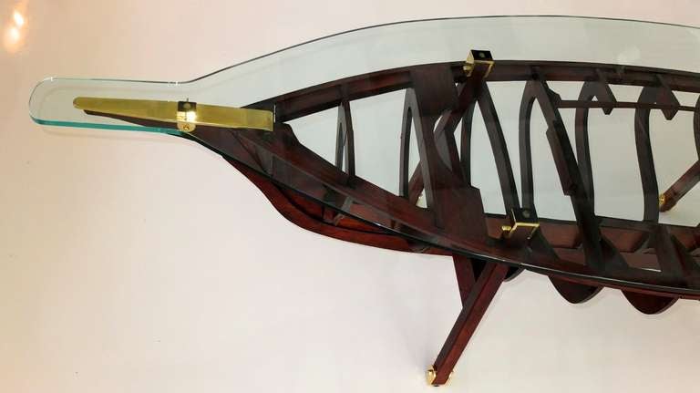 First America's Cup Winner - 1851 'America' - Model Hull Table 1