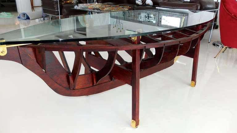 20th Century First America's Cup Winner - 1851 'America' - Model Hull Table