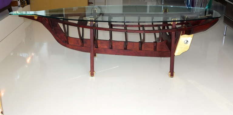 Sporting Art First America's Cup Winner - 1851 'America' - Model Hull Table