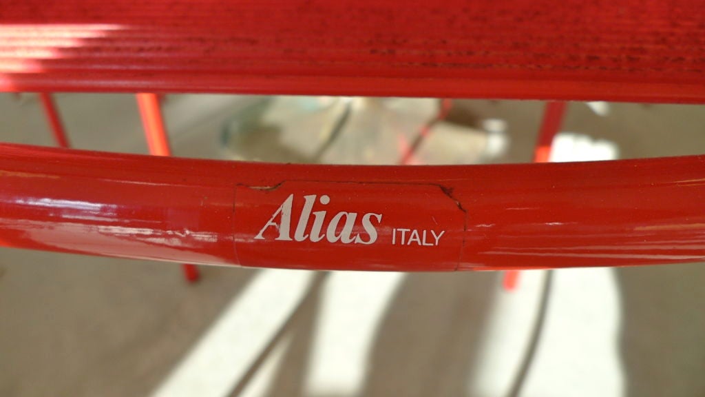 20th Century 4 Spaghetti Chairs by Giandomenico Belotti for Alias