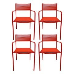 4 Spaghetti Chairs by Giandomenico Belotti for Alias