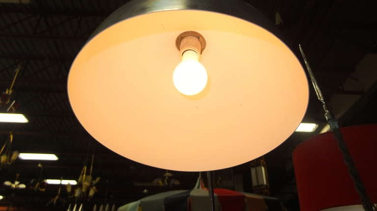 Mid-20th Century Adjustable Arc Floor Lamp