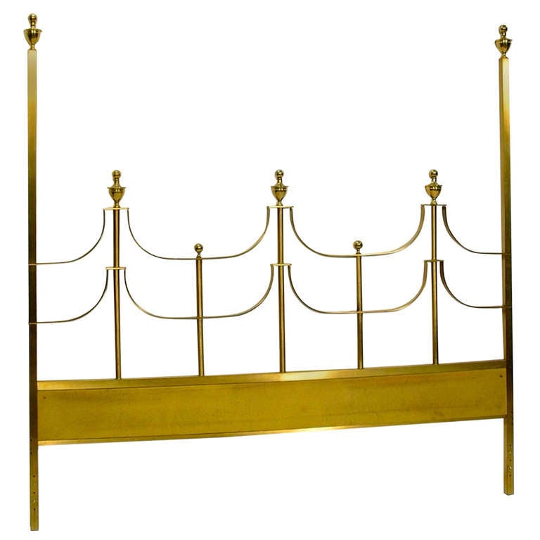 King size brass headboard