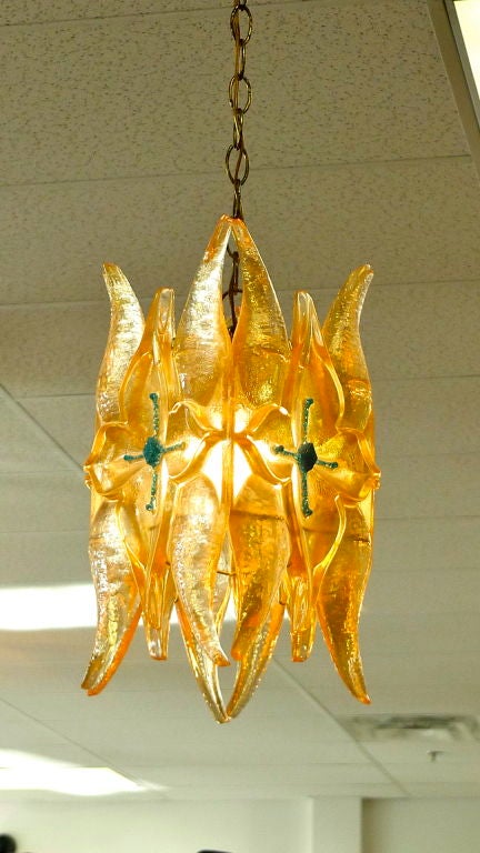1960's Lucite Pendant