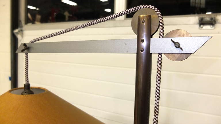 Paire de lampadaires en kraft par Andree Putman pour Ecart International Excellent état à Hanover, MA