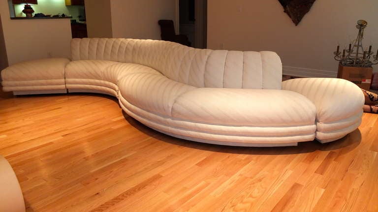 Serpentine Curvaceous Sectional 4