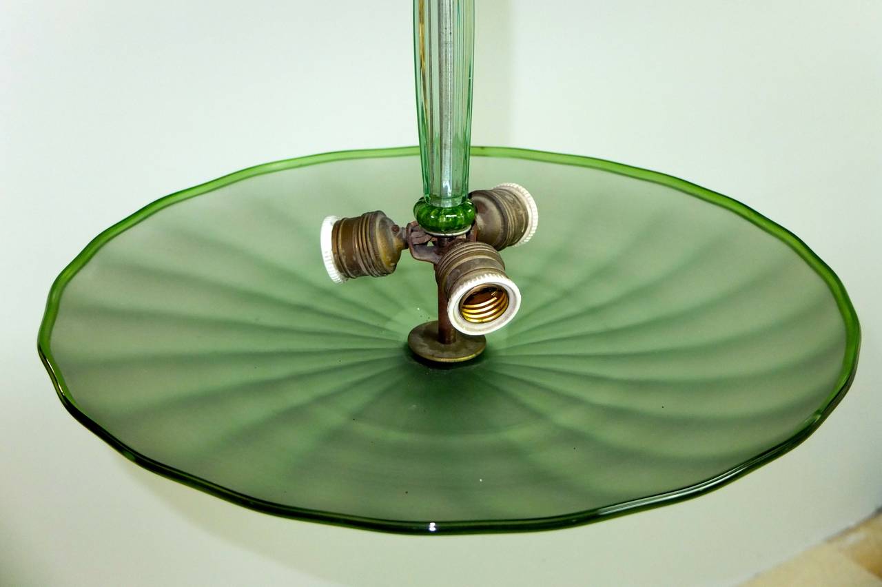 1960s Green Murano Glass Chandelier 2