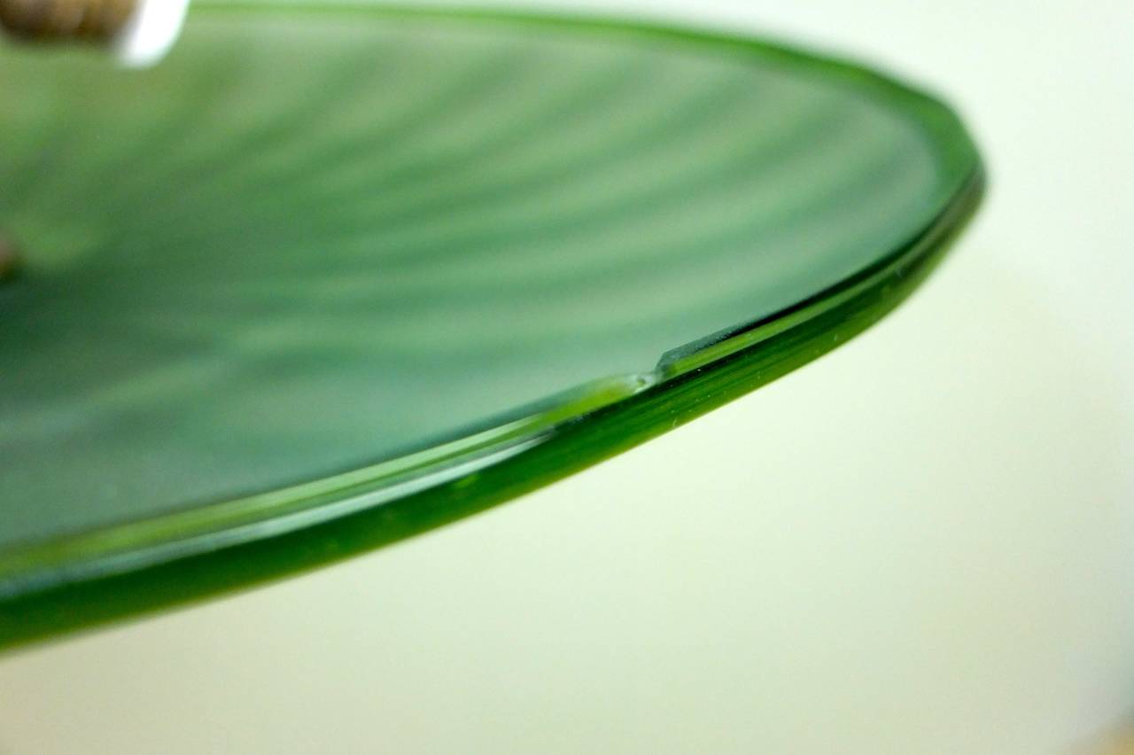 1960s Green Murano Glass Chandelier 4