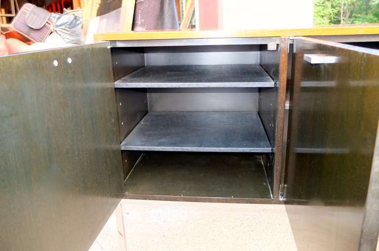 Harvey Probber Rolling Credenza In Good Condition In Hanover, MA