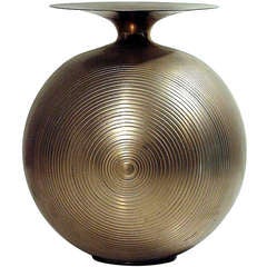 Italian Brass Vase 10