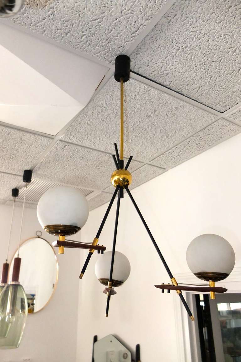 asymmetrical chandelier