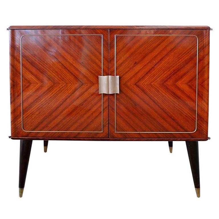 Sylvio Cavatorta (signed) Italian Liquor Cabinet Bar