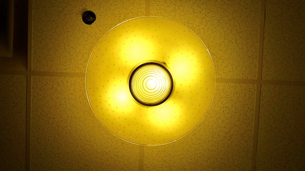 Mid-20th Century Lightolier 'Pacemaker' Ceiling Light