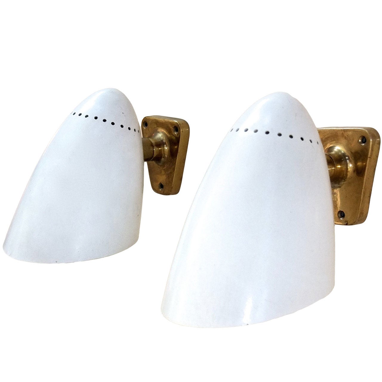 Pair of 1950s Wall Sconces by Gunther Trieschmann For Sale