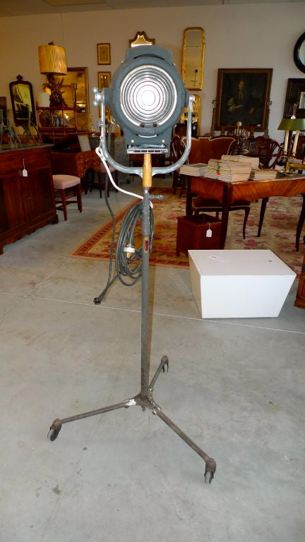 Metal Selection of 1950's Hollywood Studio Spot & Flood Lights For Sale