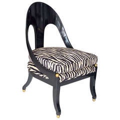 Spoon Back Slipper Chair by Michael Taylor for Baker