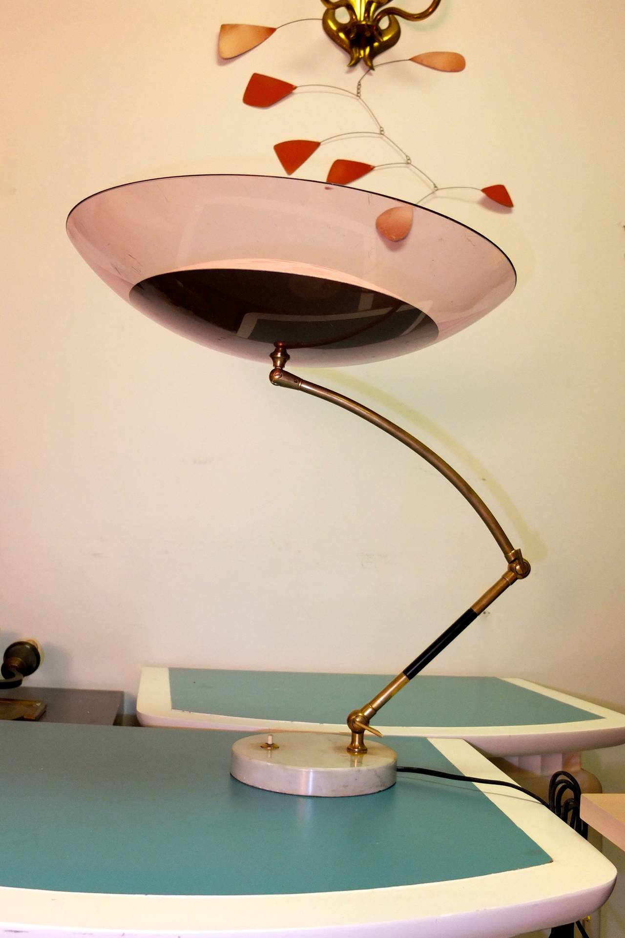 Mid-Century Modern Stilux Articulating Table Lamp For Sale