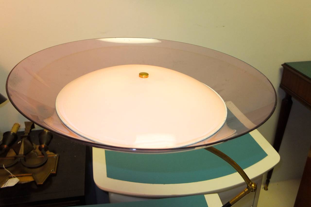 Spun Stilux Articulating Table Lamp For Sale