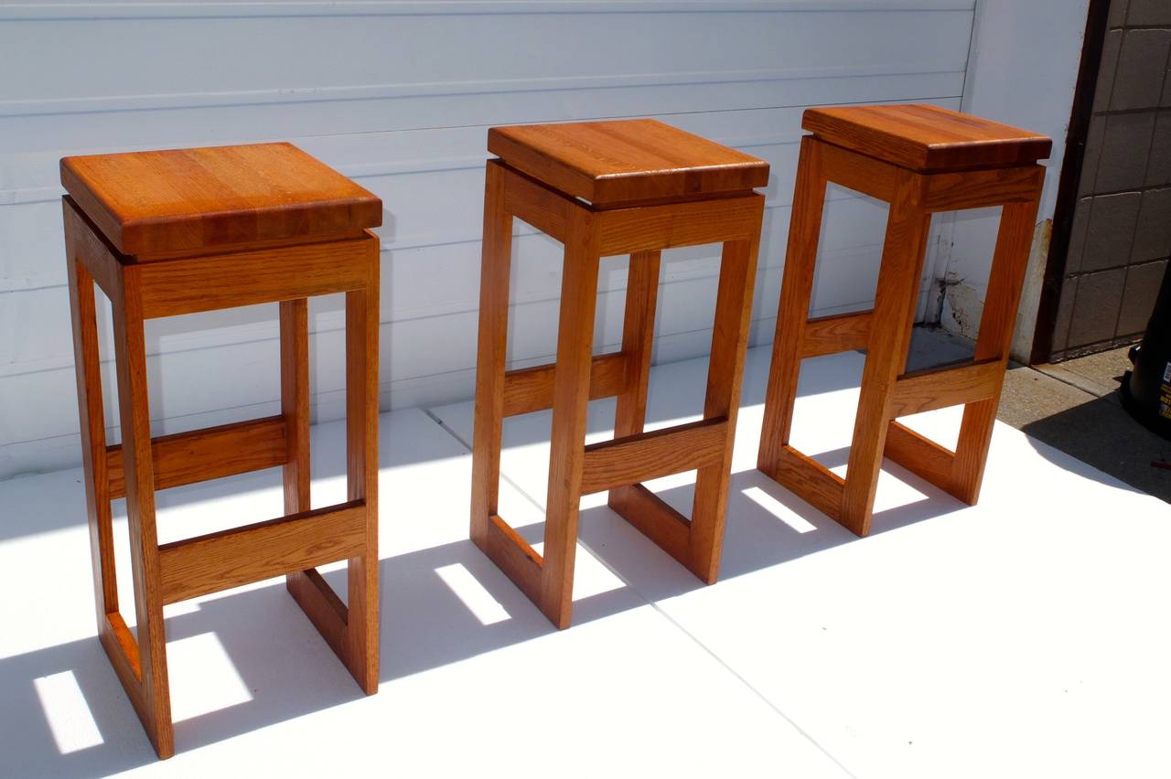 butcher block stools