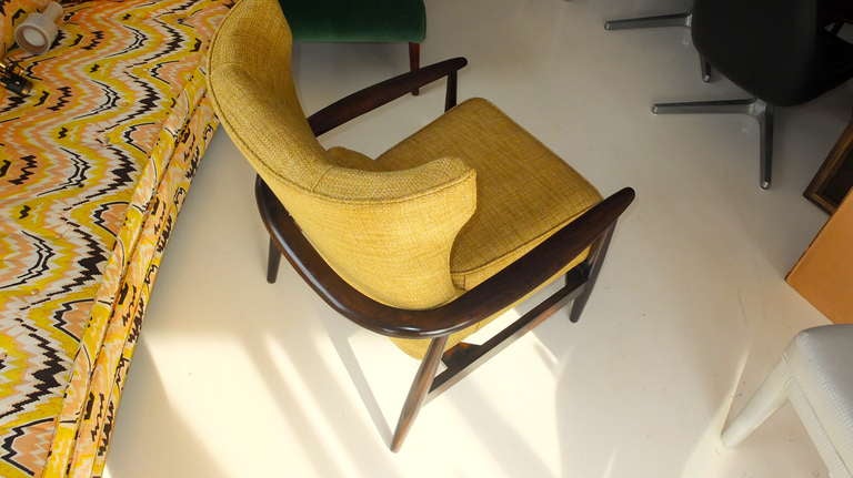 Danish Modern Wing Chair 3