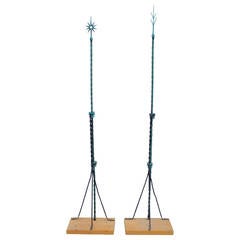 Pair of Antique American Lightning Rods 7