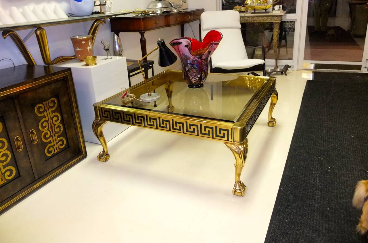 SATURDAY SALE 

Solid brass vintage cocktail table, 40