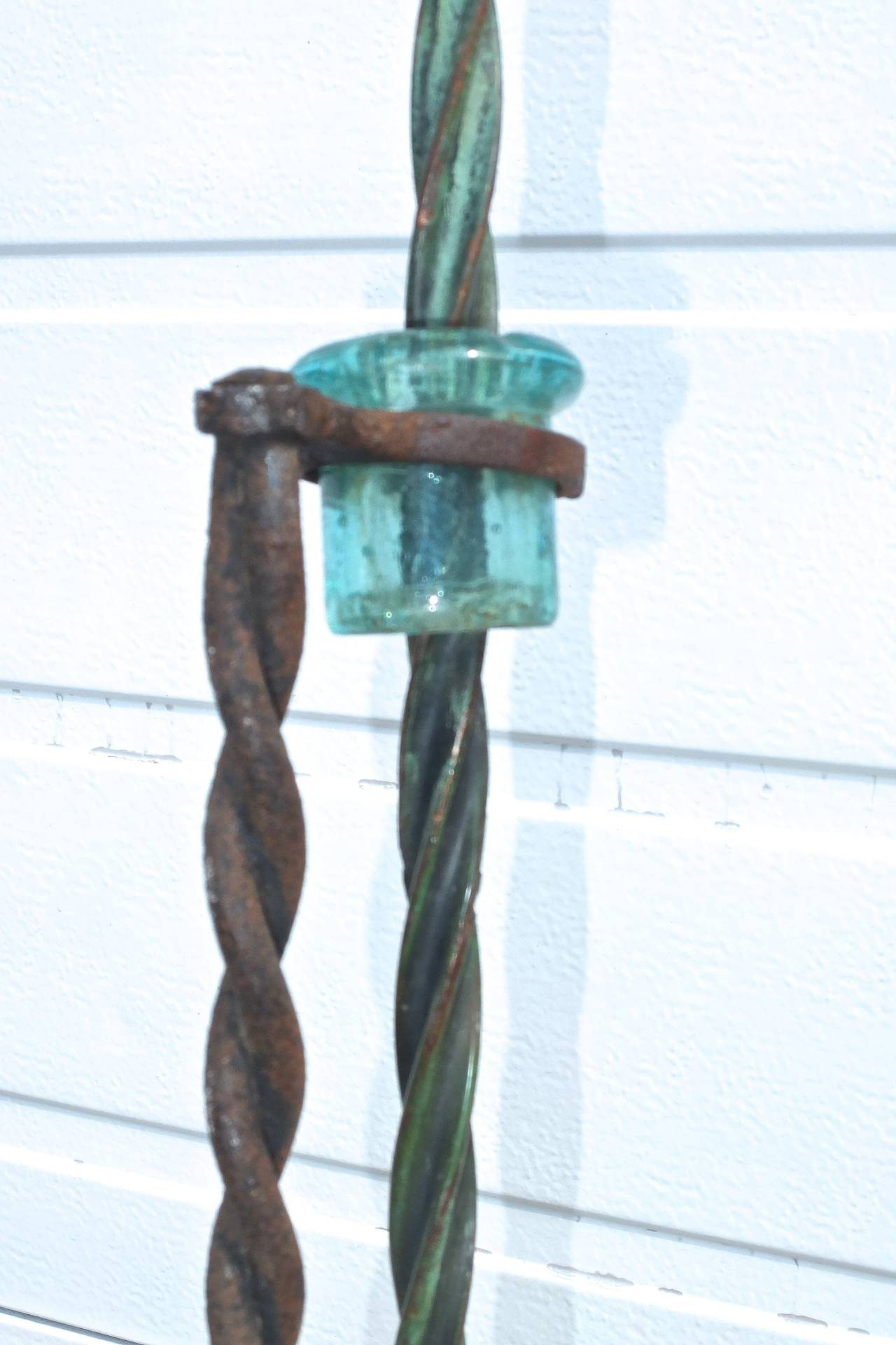 Late 19th Century Pair of Antique American Lightning Rods For Sale