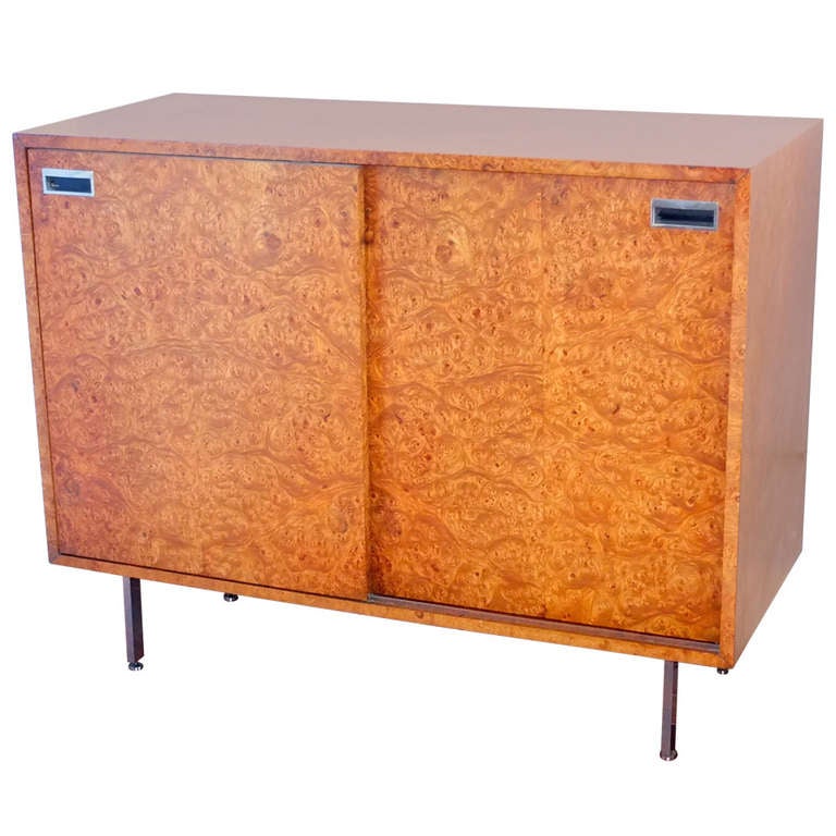 Harvey Probber Olive Burl Cabinet of Drawers 12