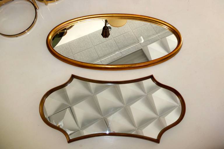 LaBarge Oval Giltwood Mirror 1