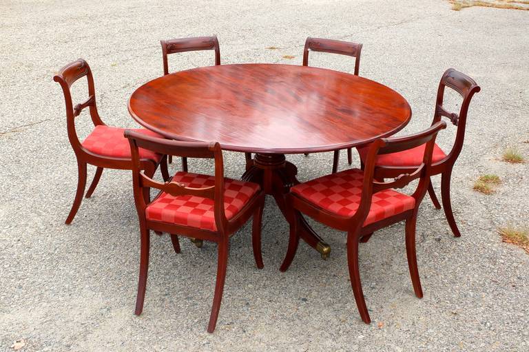 Six Regency Mahogany Dining Chairs 1