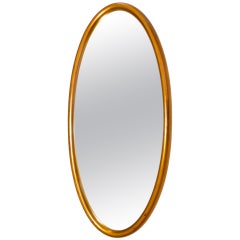 LaBarge Oval Giltwood Mirror