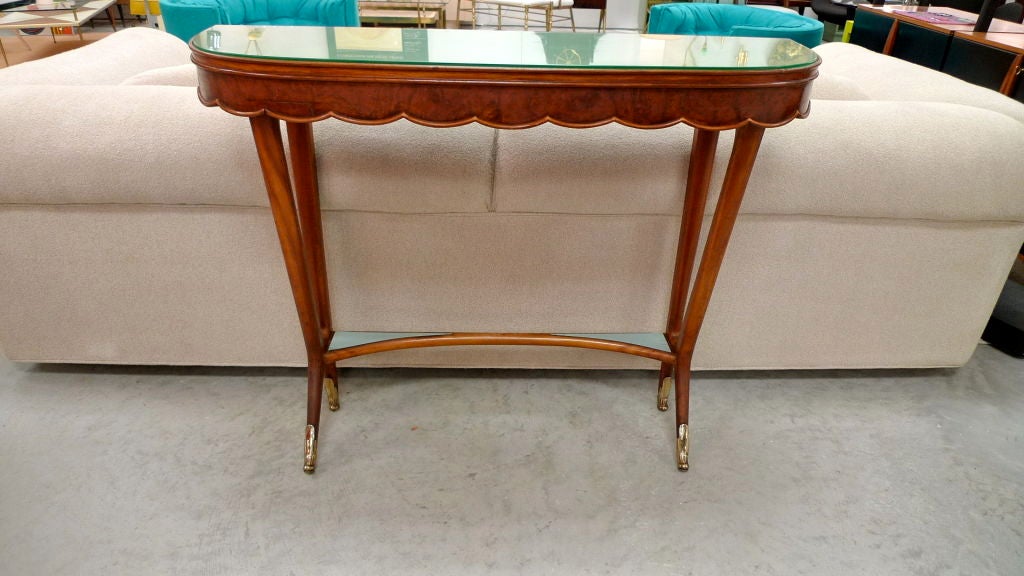 Mid-20th Century Italian Console Table in the style of Guglielmo Ulrich