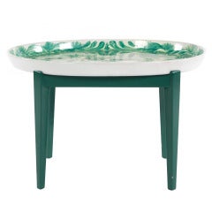 Bjorn Wiinblad Ceramic Oval Tray Table