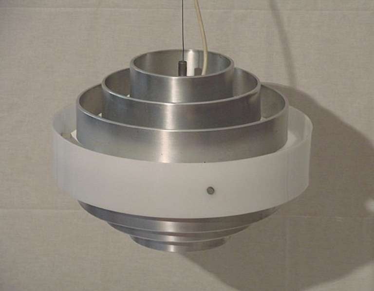 1970's Italian Concentric Ring Pendant By Esperia 1