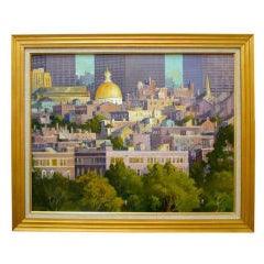 Fritz Kubitz Painting of Boston 8