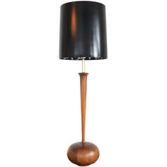Studio Craft Organic Modern Walnut Lamp