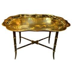 Painted Tole Tray Table 6