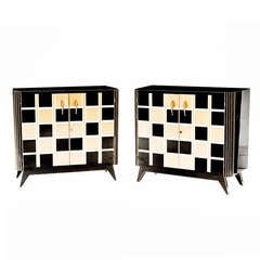 Pair Of Murano Sideboards.italy 1940´s