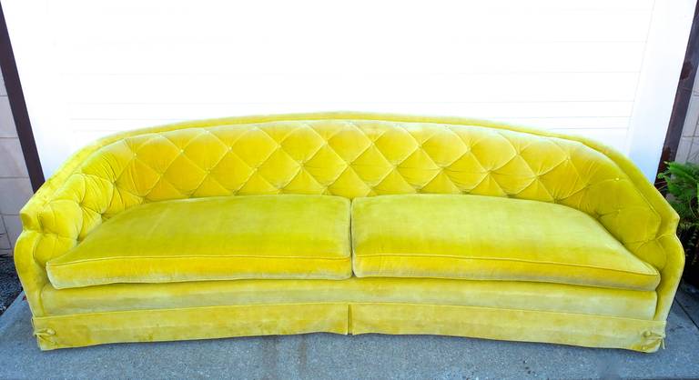 hollywood velvet sofa
