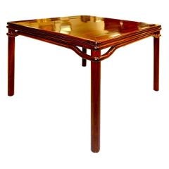 Antique Asian Rosewood Game Table