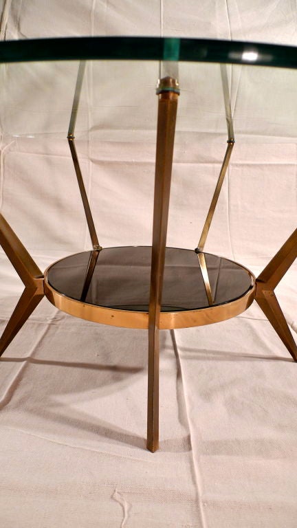 1950's French Modernist 2-tier Cocktail Table 3